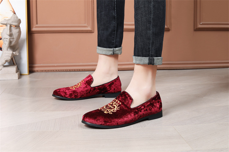 Männerschuhe Nei Gestickte Schong, Männer Slip-On Loafers, Summer No Stink Foot Slip On Ronn Zeh Casual Schong_voghion.com