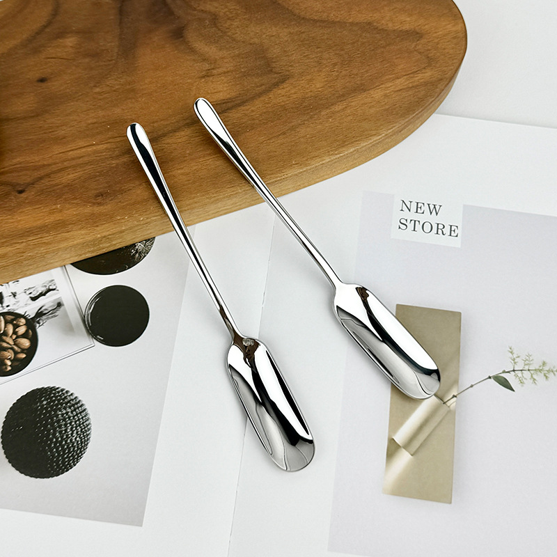 Chockmen Zhuo Deming 18 / 10 Postre de acero inoxidable Colin cucharas más postre cucharas de té de la tarde cucharas de café ideas