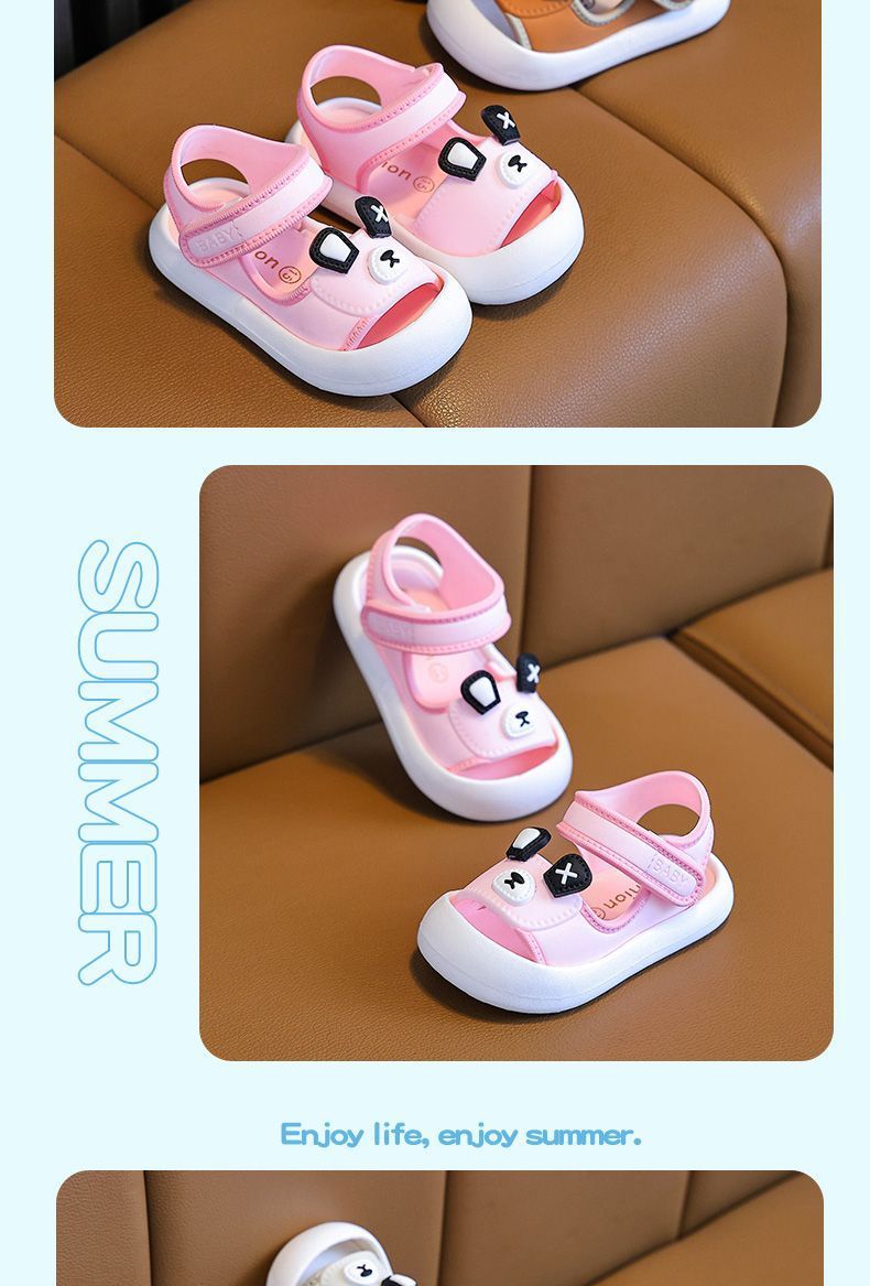 Lightweight Summer Sandals For Toddlers With Closed Toe Design_voghion.com
