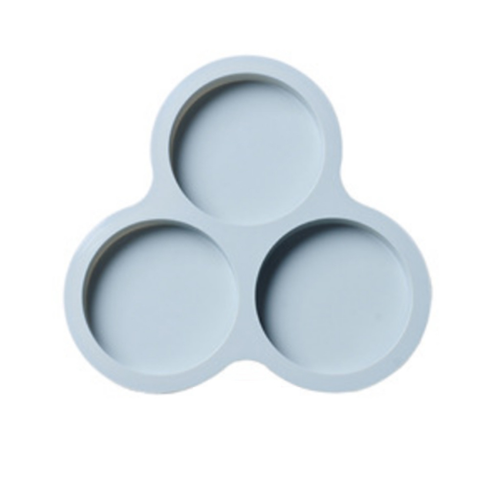 3 cilindros 578 molde de silicona pudín pastel molde de postre jabón utensilios de cocción