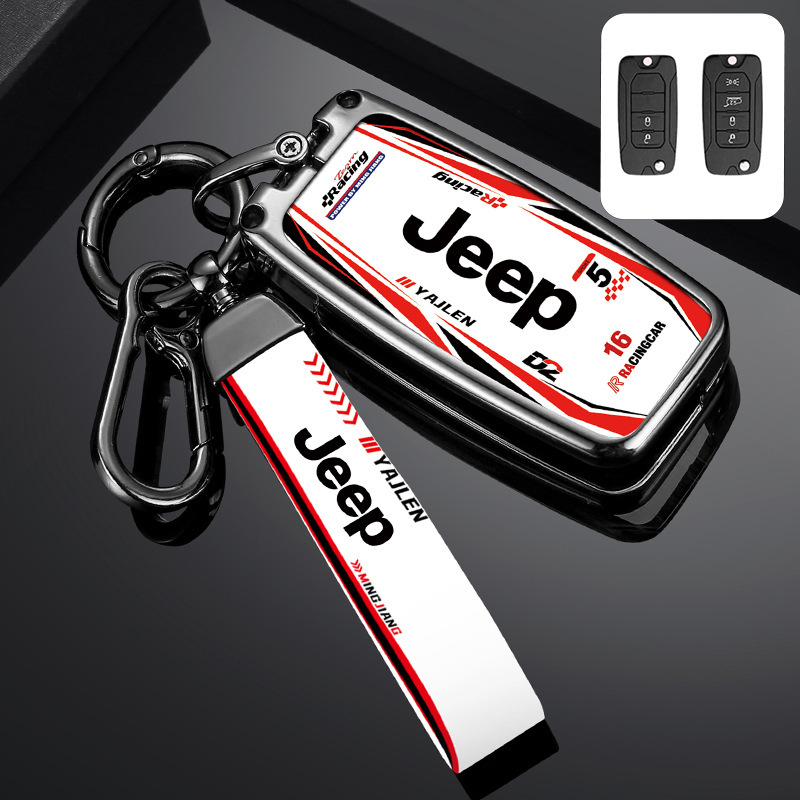 모델 B 접이식(쉘 + 핸드 스트랩 버클) 트랙 화이트 및 레드