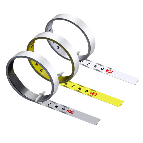 Self-adhesive scale tape with adhesive tape stainless steel metal can be pasted mechanical table saw ruler sticky ruler