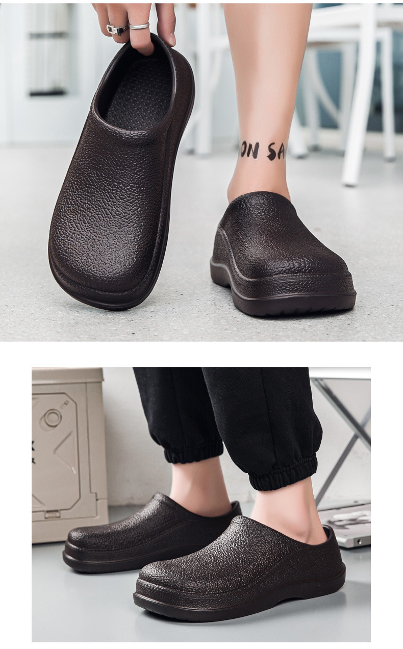 Scarpe da cuoco antiscivolo impermeabili per uomo leggere_voghion.com