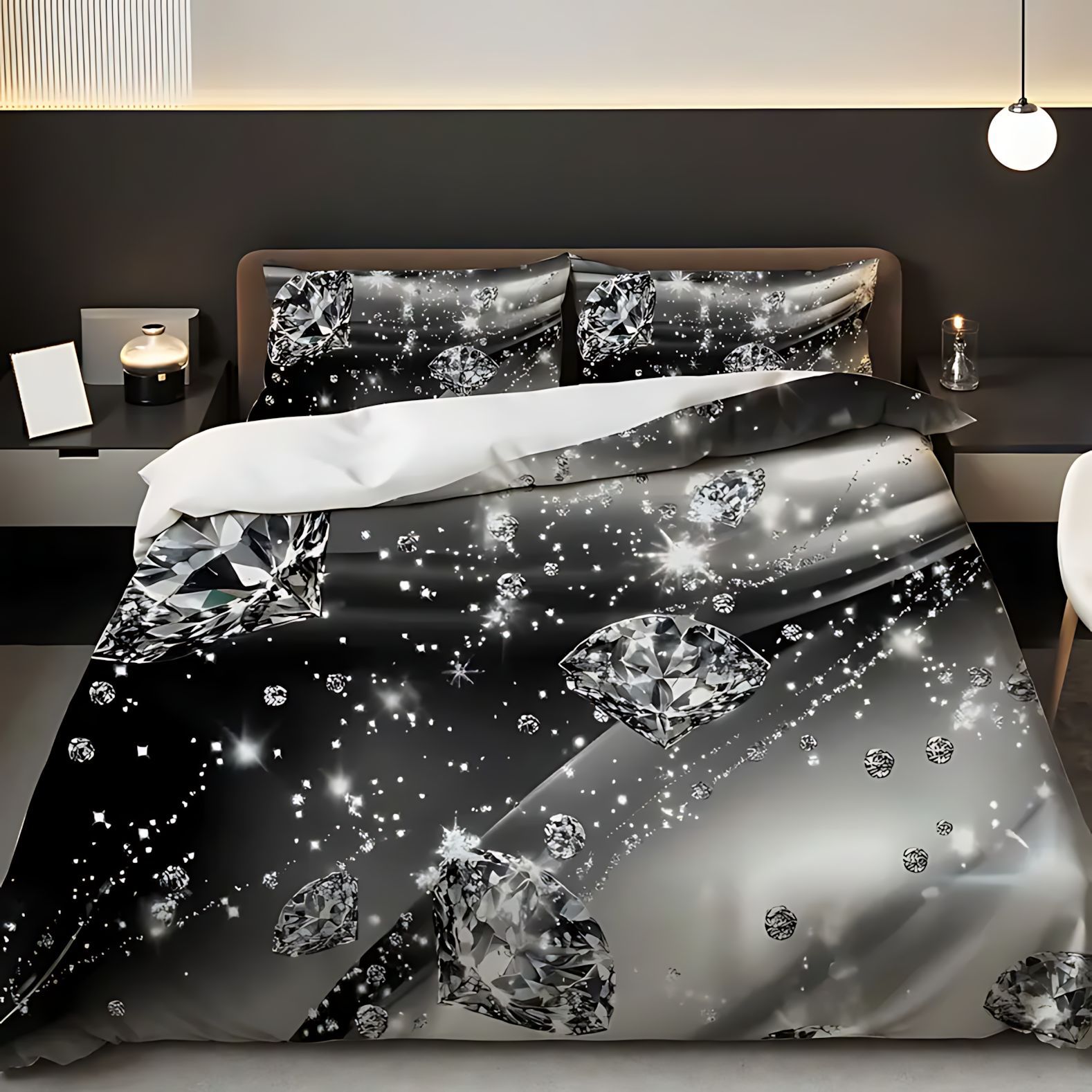 TEMU / JIT Transfrontier Soft Cover Kit Brilliant Diamond HD Digital Printed Bed