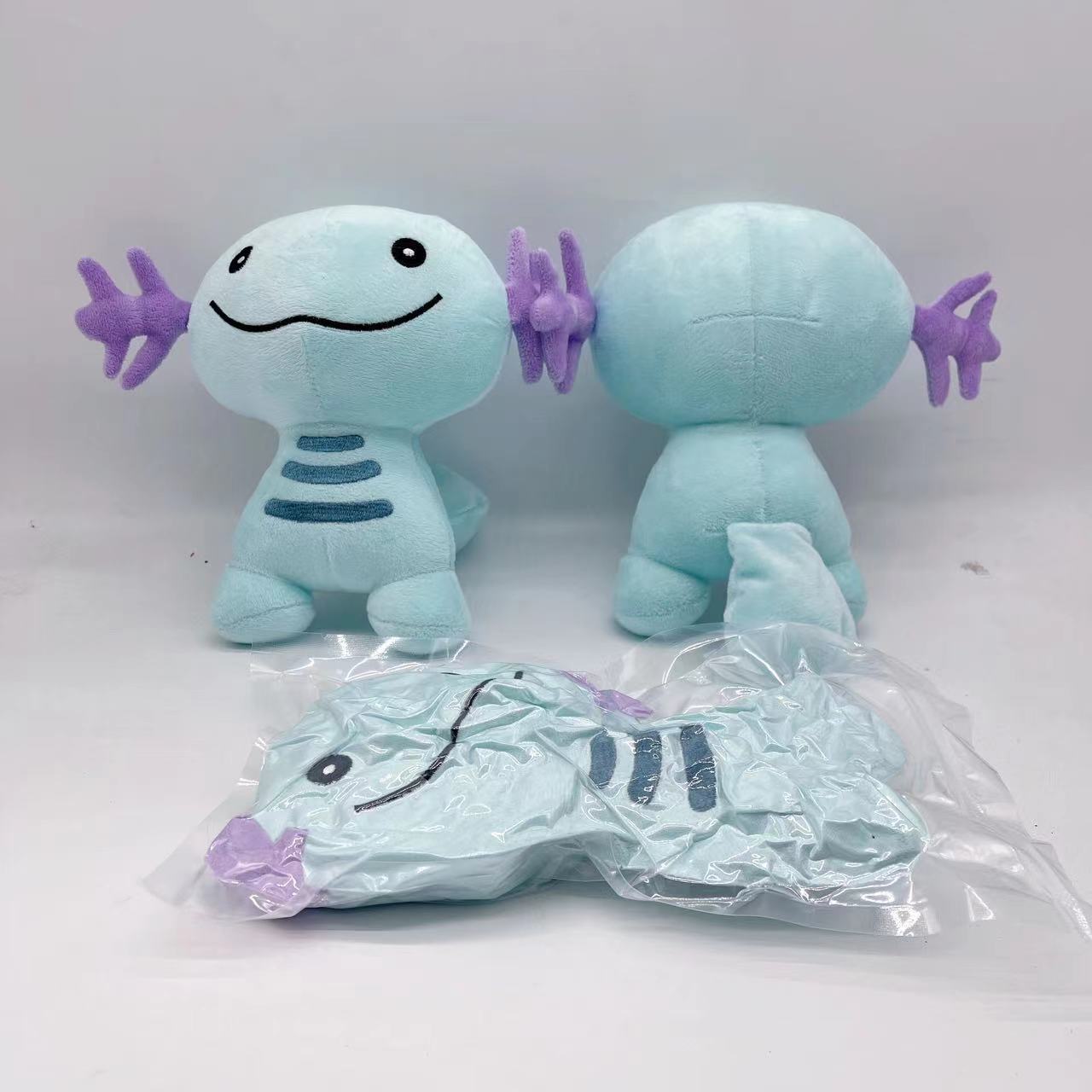 跨境新款 Wooper Plush乌波玩偶毛绒玩具宝可梦游戏周边蝾螈公仔-阿里巴巴