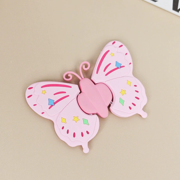 Pink butterfly of lotus root