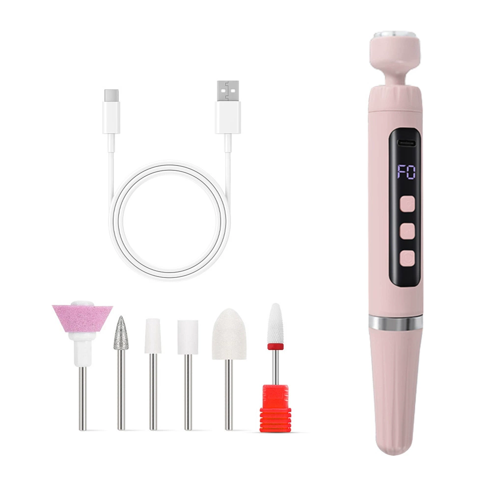Electric Nail Drill Machine, multi-model sanding/milling kit, USB portable, 0.6 kg