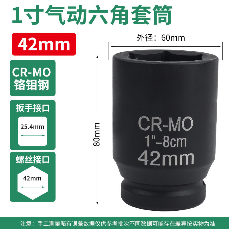 1 pulgada de manga 42mm