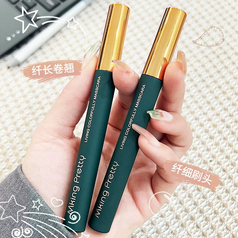 Waterproof Lengthening Mascara (Mking Pretty) — Curling, No‑Smudge, Primer Effect