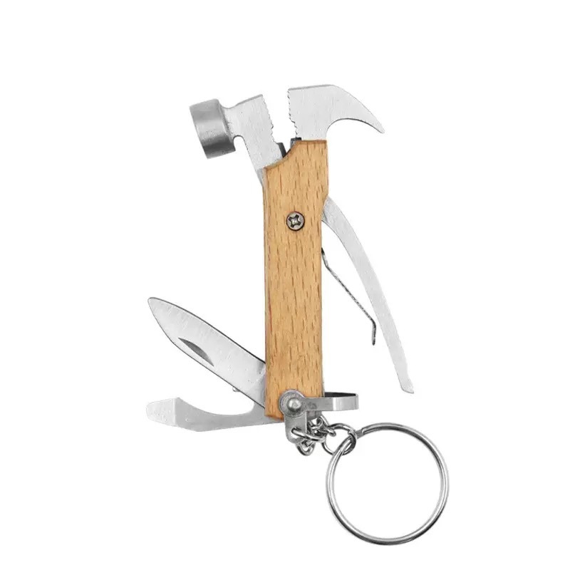 迷女户外求生安全锤子多功能组合小刀工具钳子便携车载锤子