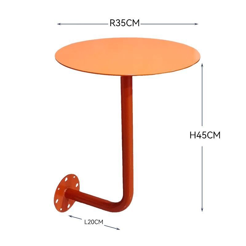 15_직경 35_높이 45CM 오렌지 철 소재