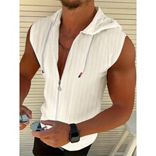 H 87480 Men's Jacquard Hooded Sleeves Cardigan ��ʿ�Ứ��