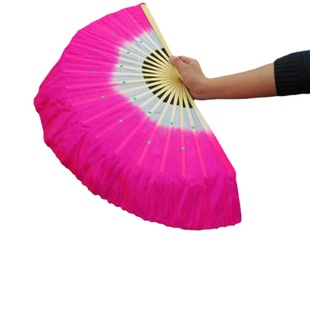 Dancing Fan Twisting Yangko Fan Dumping Fan Adult Lengthened Monochrome Double-sided Performance Fan Prop Fan Square Fan
