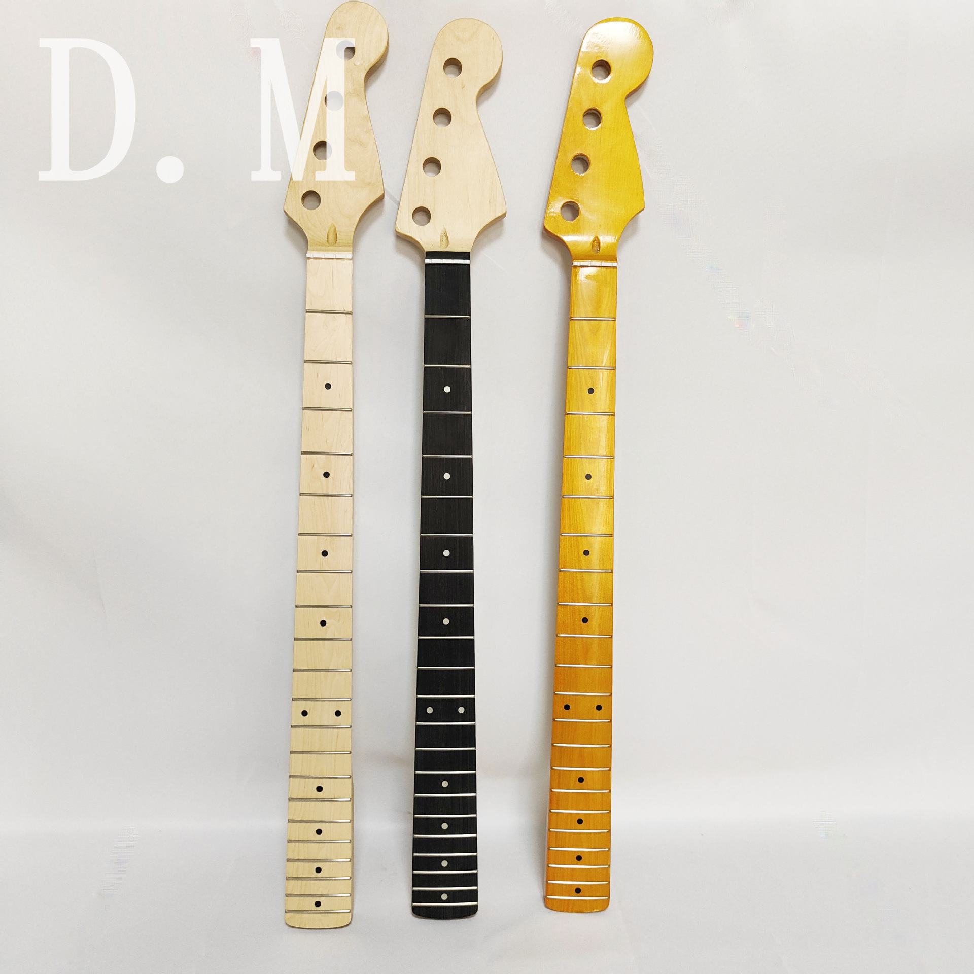 Madera accesorios de guitarra cuello PB bajo eléctrico mango material 21 productos Arce bajo eléctrico acabado guitarra mango 3 colores