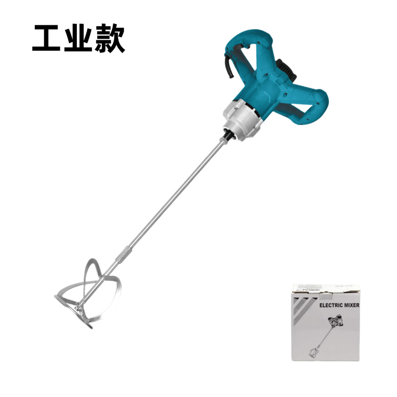 電動工具 電気ドリル 工業用ハンドヘルドダストマシン パテパウダーペイント ハンドミキサー コンクリートミキサー|undefined