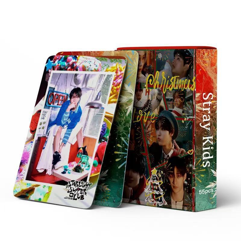 Cadena total de gran cantidad de nuevos productos en stock 55 tarjetas de álbum SKMyBreath KPOP estrella alrededor de la tarjeta de colección LOMO