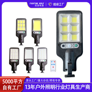 Cross-border solar lighting outdoor garden light waterproof automatic induction wall light home garden remote control small street light