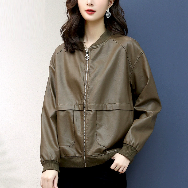 Polyurethane short jacket, autumn baseball thin uniform for leisure, 2024 years