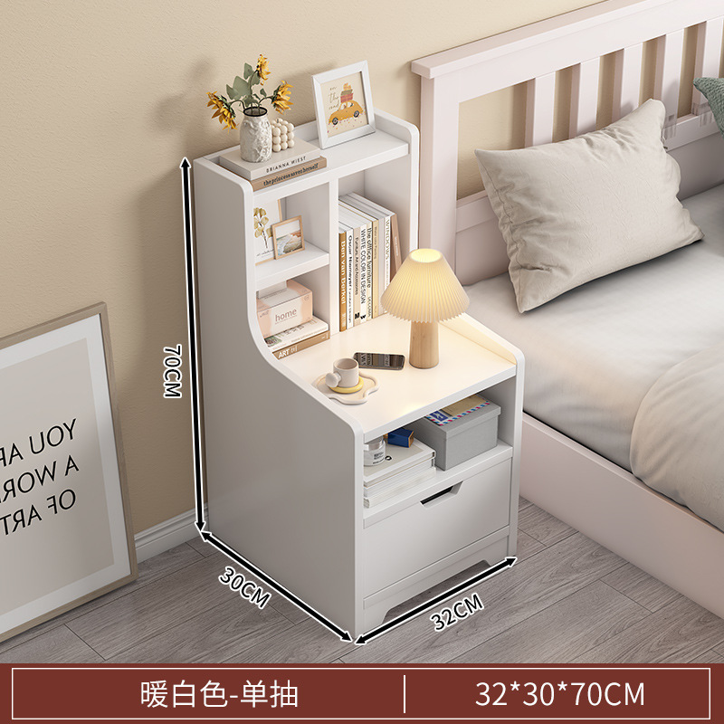 Mesa de cabecera simple y moderna cabecera multicapa de almacenamiento armario especial simple y multifuncional de ensamblaje de dormitorio cabecera de cama