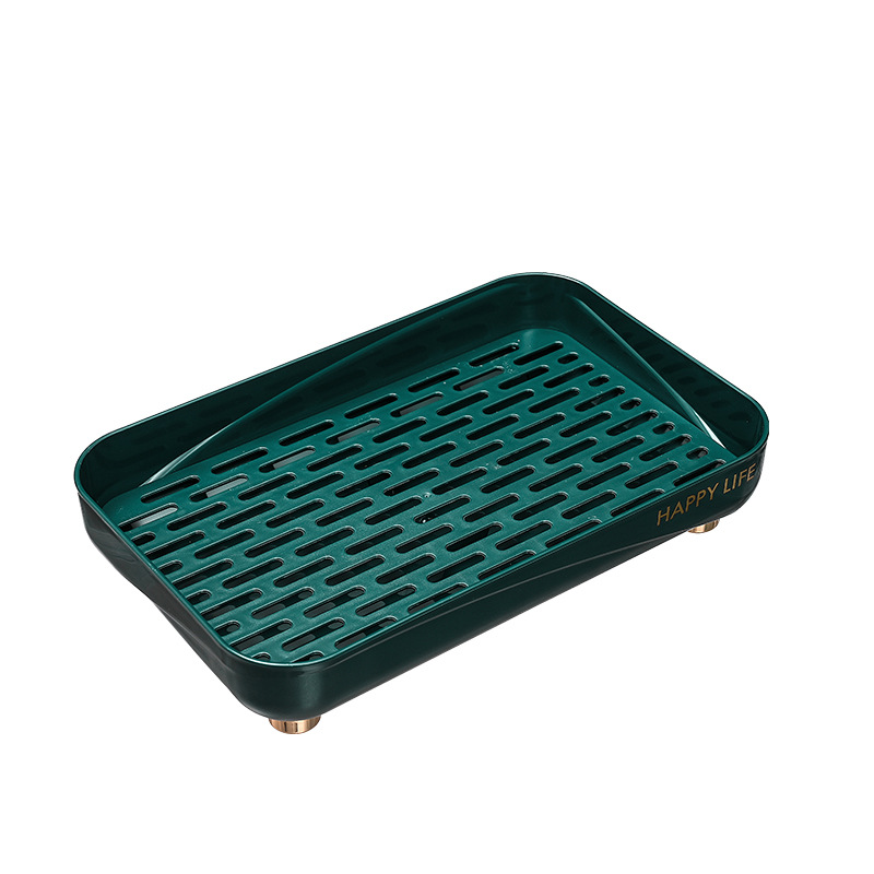 Hogar sala de estar taza bandeja de drenaje mesa de té taza de té de escritorio taza de fruta bandeja palillos drenaje cesta cosméticos bandeja de control de agua