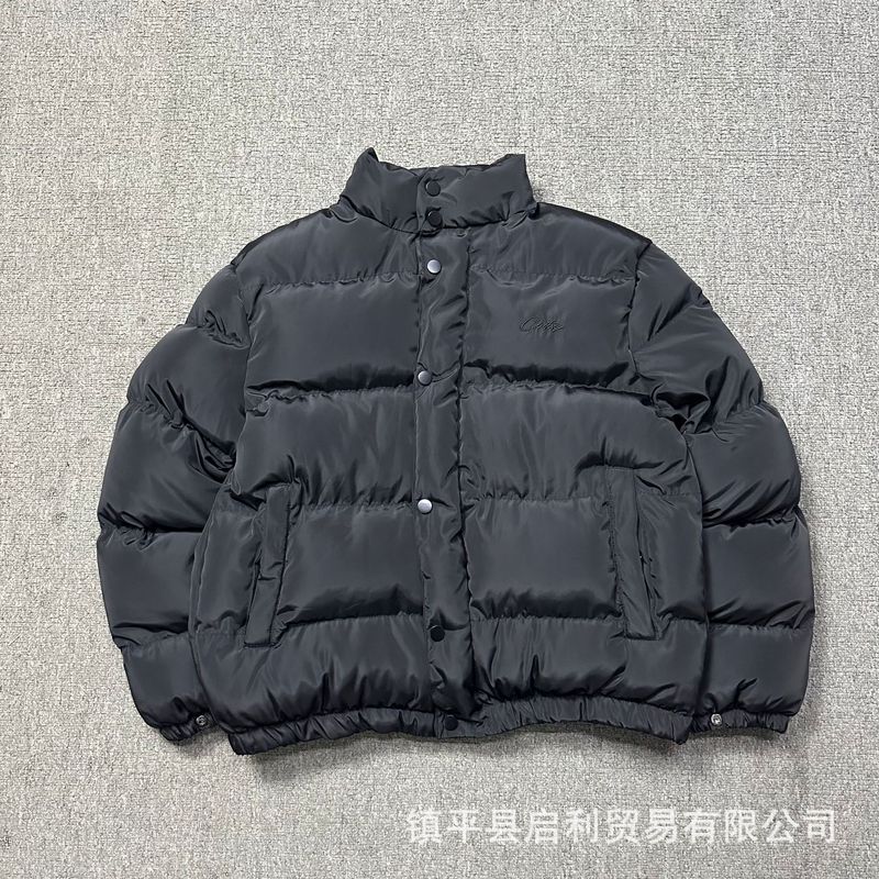 卸売りの悪魔島のアメリカの街頭の帽子の綿の服の小さい標準の刺繍のINSの潮の冬の厚い保温のオーバーのパンの服|undefined