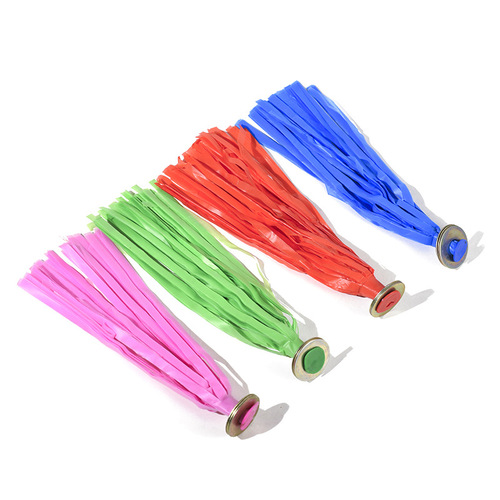 Manufacturer Ribbon Iron Sheet Shuttlecock Ribbon Shuttlecock Adult Children Fitness Shuttlecock Colored Shuttlecock Primary School Competition