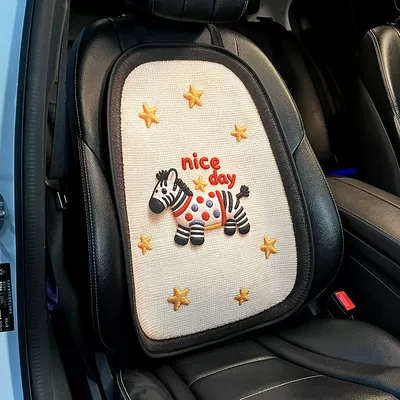 Price】Car Seat Cushions, All-Season Seat – Seat cushion, seat cover - custom-made3d-four-season-fine-linenlucky-pony-backrest