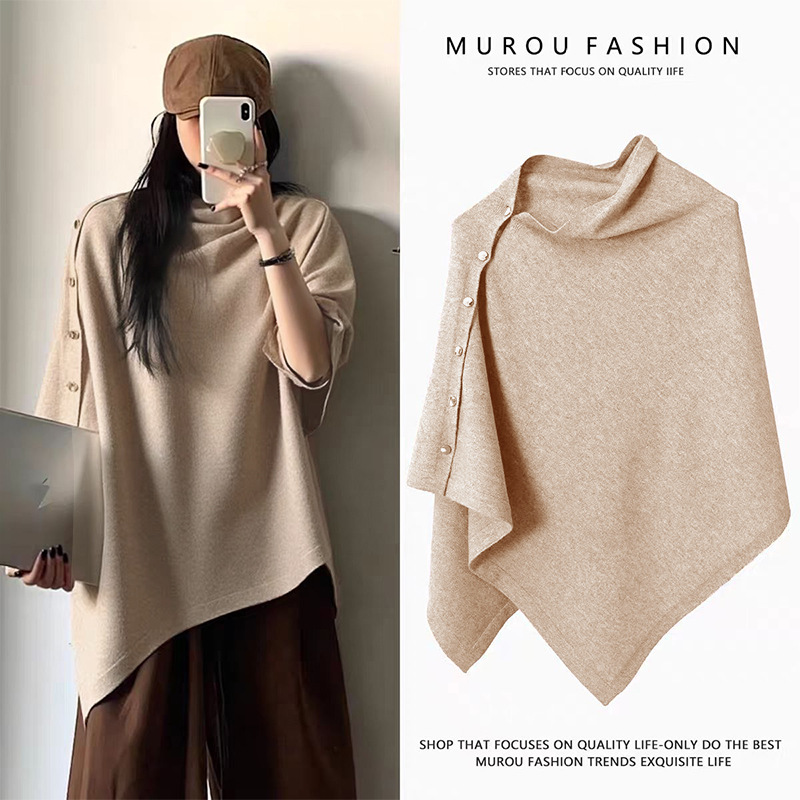 woolen knitted cloak