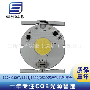 19344 Special-Shaped Round Thick 3mm Two-Color Cob Light Source 9W Variable Frequency 360-Degree Shaking Head Planet Atmosphere Fan Chandelier