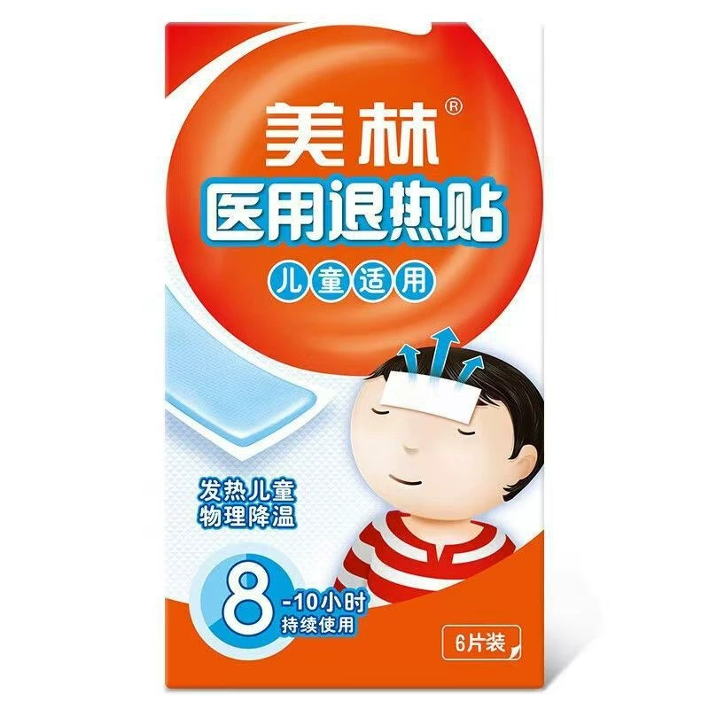 Медицинский жаропонижающий пластырь Merrill Lynch, детский физический локальный охлаждающий пластырь, 120 мм x 50 мм x 6 шт./кор.