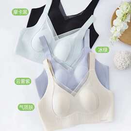 果冻9771#透气亲肤兔耳朵网纱文胸M-3XL薄BC杯聚拢侧收内衣批发