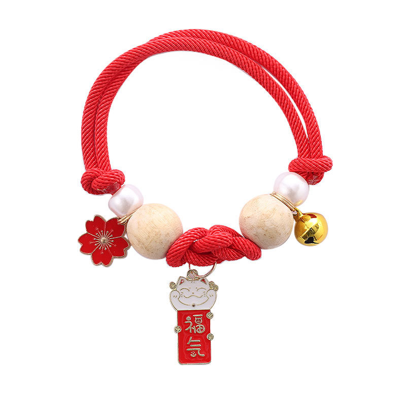 Nuevo producto gato collar repelente de insectos ajuste bidireccional bobina telescópica libre para mosquitos bola de madera de alcanfor gato perro accesorios externos campana de gato