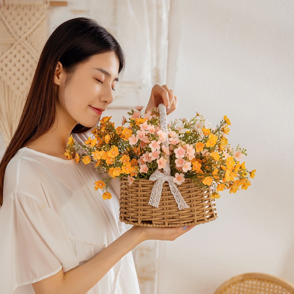 Green plants wholesale beautiful sky full of stars bunch manufacturers fake flowers simulated flowers wedding decorations INS cross-border MW83114