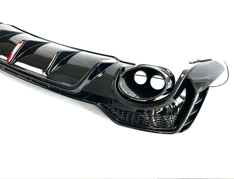 For Audi Q3 modified RSQ3 rear lip tail throat double outlet tail lip exhaust 2019-2023 sports special SUV