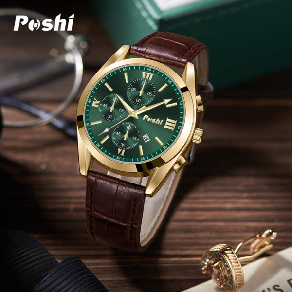 POSHI Fashionable quartz high-end waterproof watch