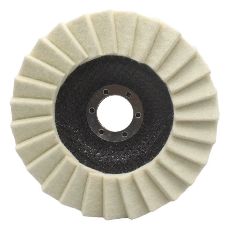 Производитель спот тонкое шерстяное войлочное колесо из тысячи листьев типа 125 5-дюймовый плоский 115 черный сетчатый шлифовальный станок