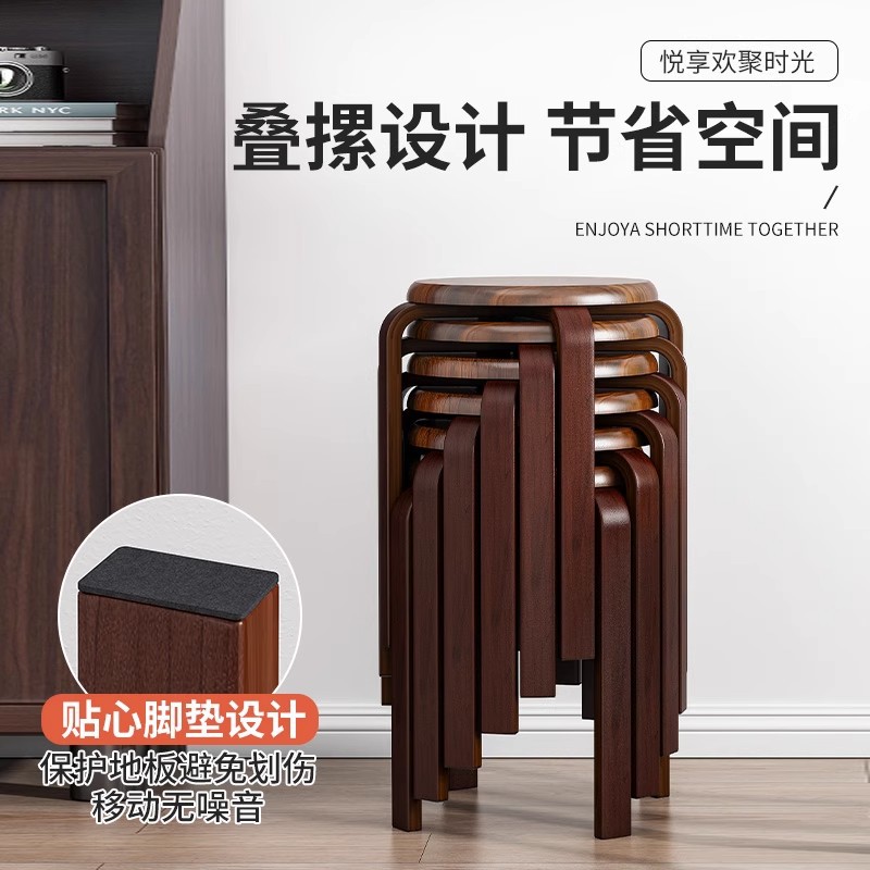 Taburetes de madera sólida taburetes redondos taburetes caseros taburetes bajos taburetes de madera taburetes de repuesto taburetes altos taburetes de comedor simples