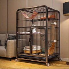 猫ケージ家庭用屋内特大フリースペース猫別荘トイレ統合猫城猫ケージ猫クライミングフレームハウス
