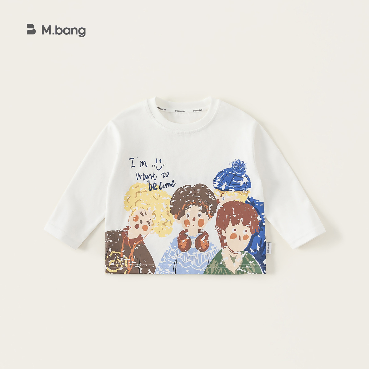 Yoobao ropa infantil camisa infantil 2025 primavera nuevo niño dibujos animados graffiti camisa coreana camisa de bebé