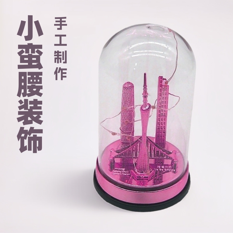 Small Man Waist Souvenir Model Tourism Crafts Ornaments Architectural Gifts Nightlight Atmosphere Romantic Bedroom Decoration