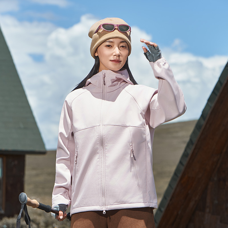 定制加绒软壳衣男女2025新款春秋冲锋衣防风防水户外登山情侣外套|undefined