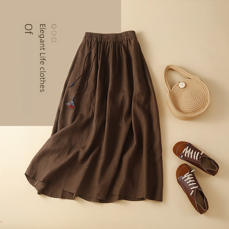 Summer design long long skirt