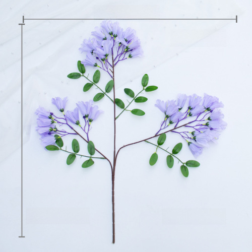 New Style Artificial Jacaranda Branches Wedding Hanging Artificial Flowers Indoor Outdoor Landscape Garden Decoration Wholesale Artificial Flowers
