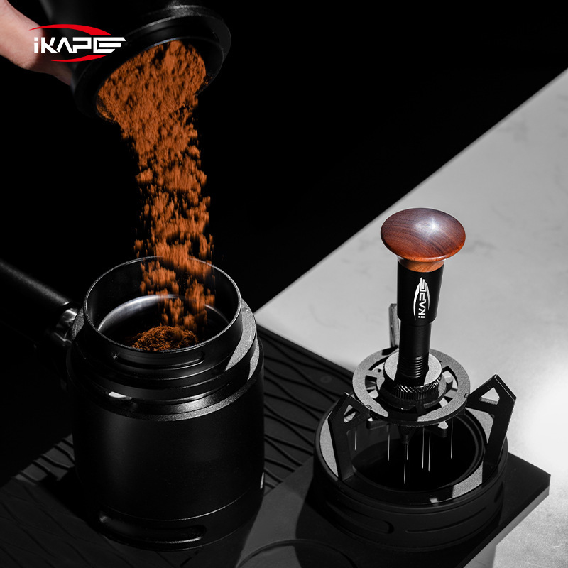Ikape Coffee Powder Needle Cut Out Series Swing Powder Needle Stirrer Push-Type Rotating Needle Powder Dispenser