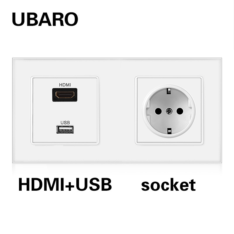 USB 소켓이있는 172 오디오-흰색