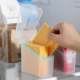 Japanese-style cheese slice storage box refrigerator side door cheese slice storage box butter special packing finishing artifact
