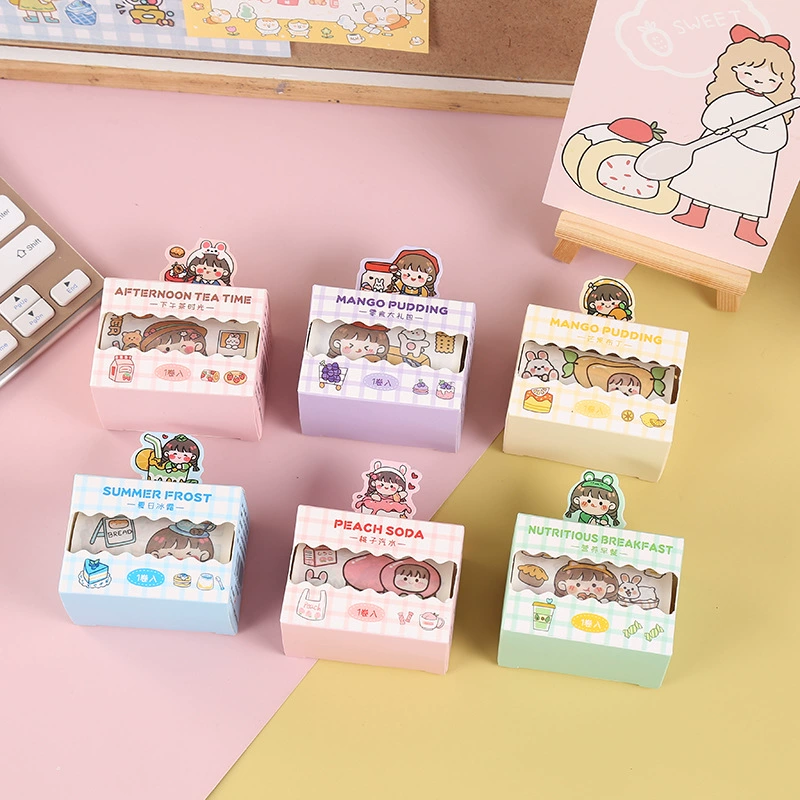 Creative fresh paper tape, stickers, hair band, scheduler