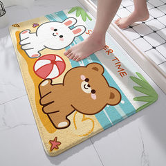 Bathroom absorbent floor mats, toilet foot mats, bathroom door mats, entrance door bedroom carpets, kitchen household non-slip mats