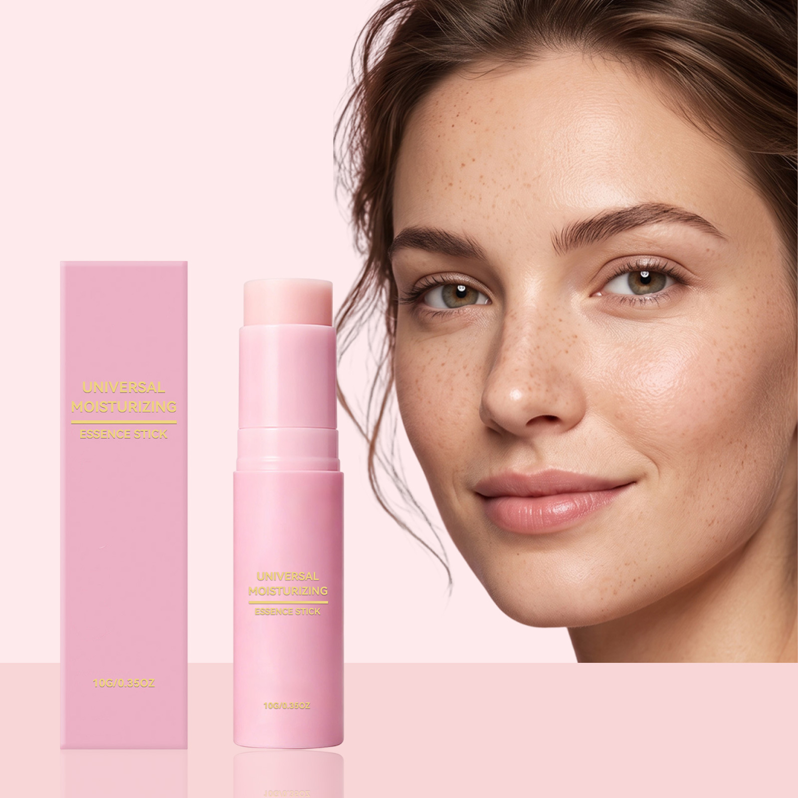 Multi-Effect Moisturizing Essence Stick Gently Cares for Dry Skin Around Lips, Eyes, and Face, Locks in Moisture, and Leaves Skin Soft and Smooth