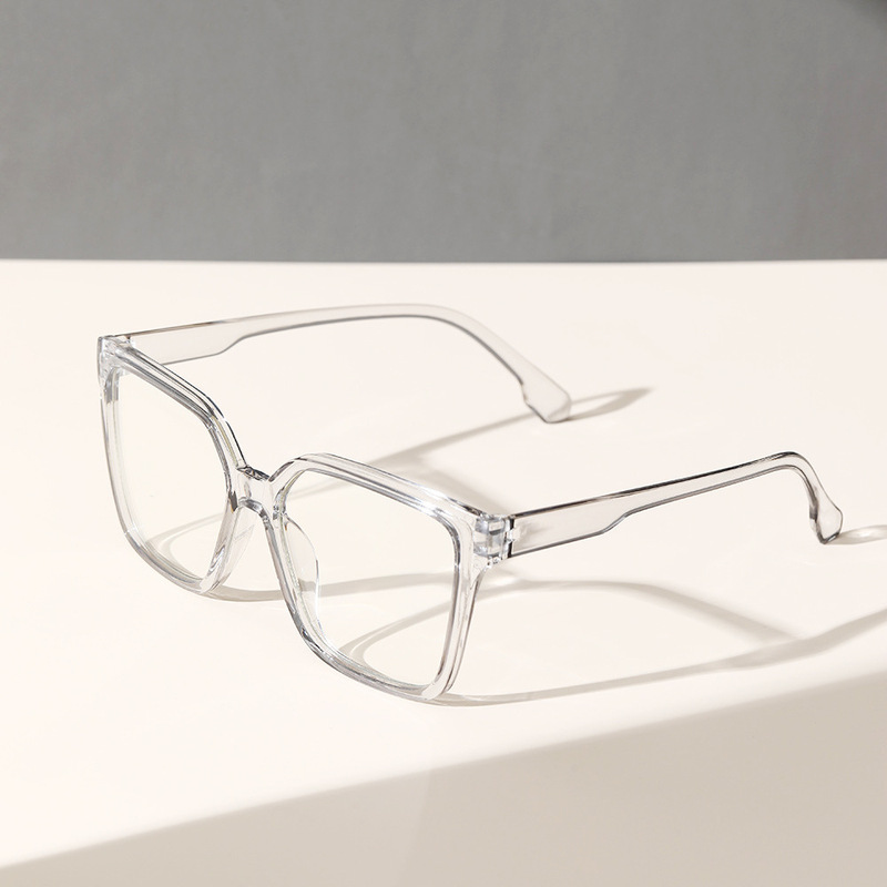 2025大框方形眼镜框平光镜女防蓝光眼镜素颜显脸小框架眼镜Glasse|undefined